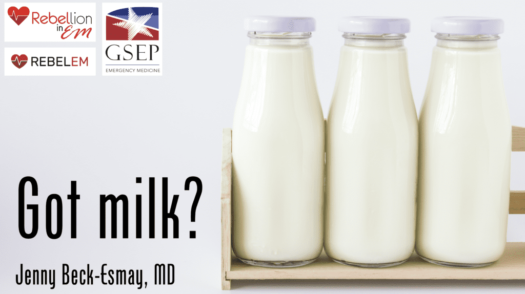 Восстание на EM 2019: есть молоко? через Дженни Бек-Эсмей, доктор медицины