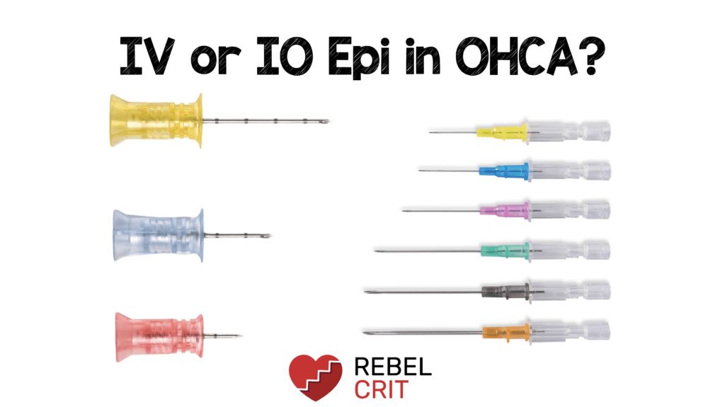 IV или IO Epi в OHCA?