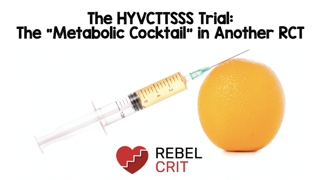 Исследование HYVCTTSSS: «Метаболический коктейль» в другом РКИ